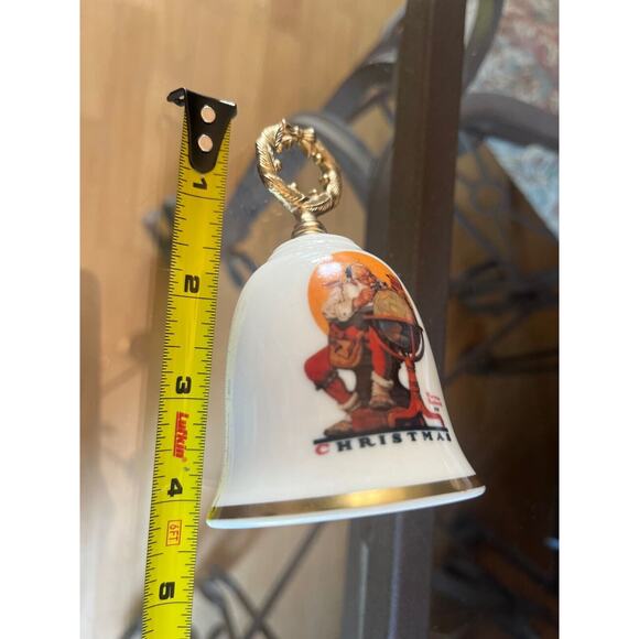 Vintage 1982 Gorham Fine China Norman Rockwell Bell Planning Christmas Visits - Picture 5 of 5